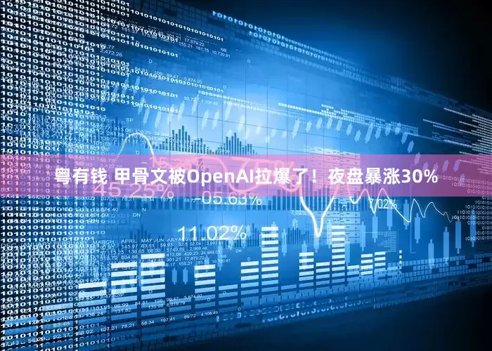 粤有钱 甲骨文被OpenAI拉爆了！夜盘暴涨30%